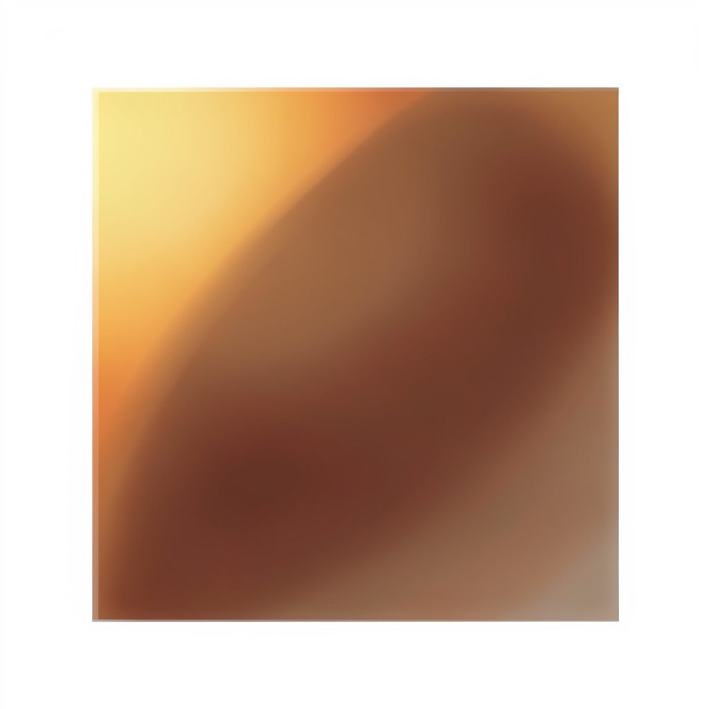 Small abstract square with warm amber and brown tones